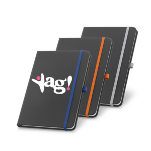 Caderno Capa Dura Couro Sintético