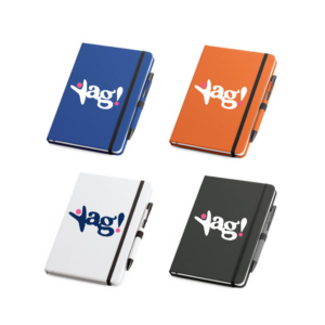 Conjunto de Caderno + Esferográfica