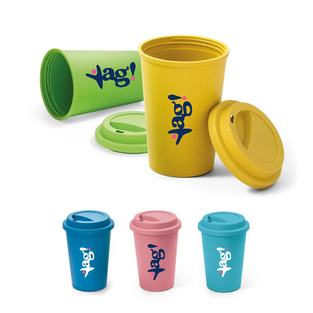 Copo de Viagem em Fibra de Bambu