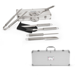 Kit Churrasco - Estojo de Alumínio