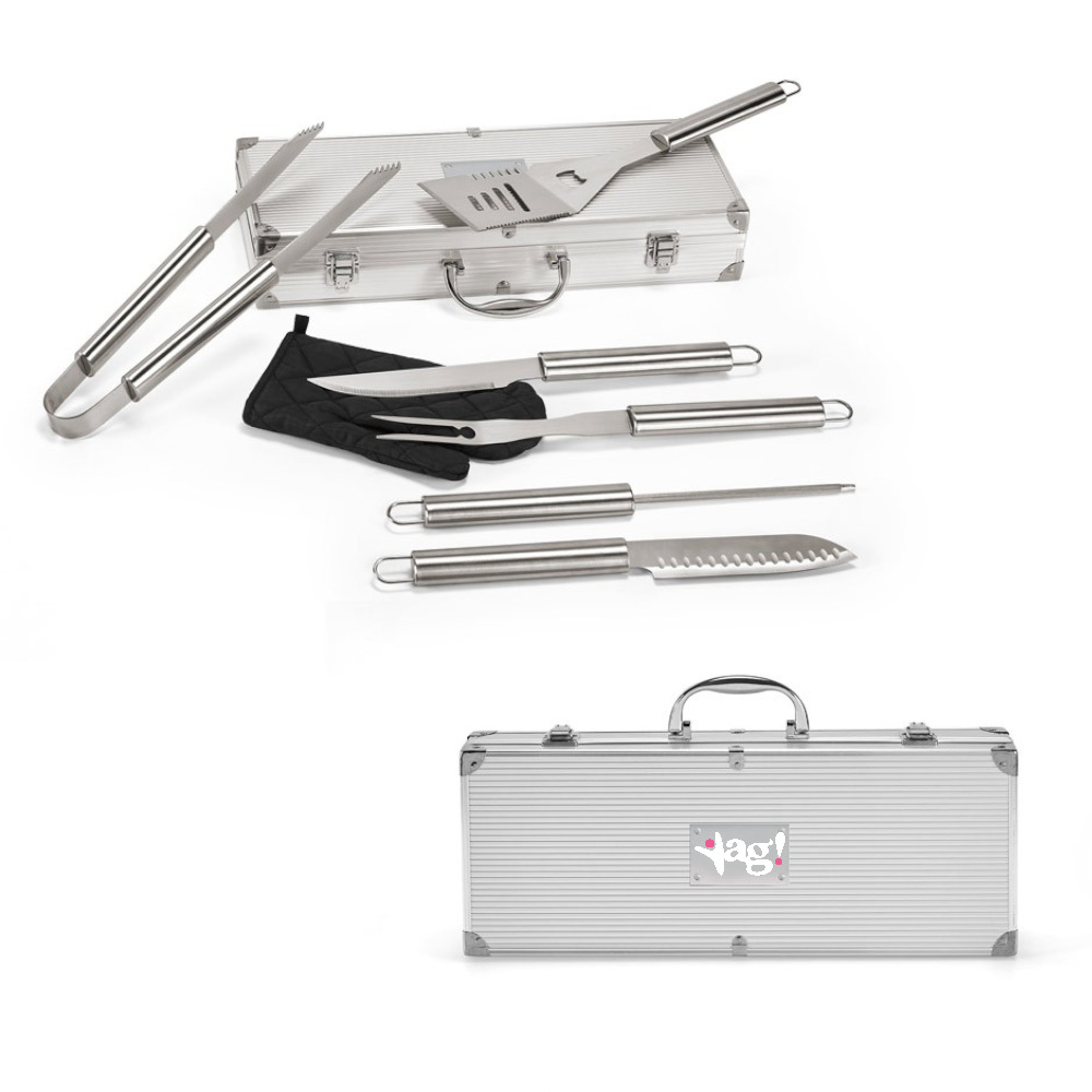 Kit Churrasco - Estojo de Alumínio