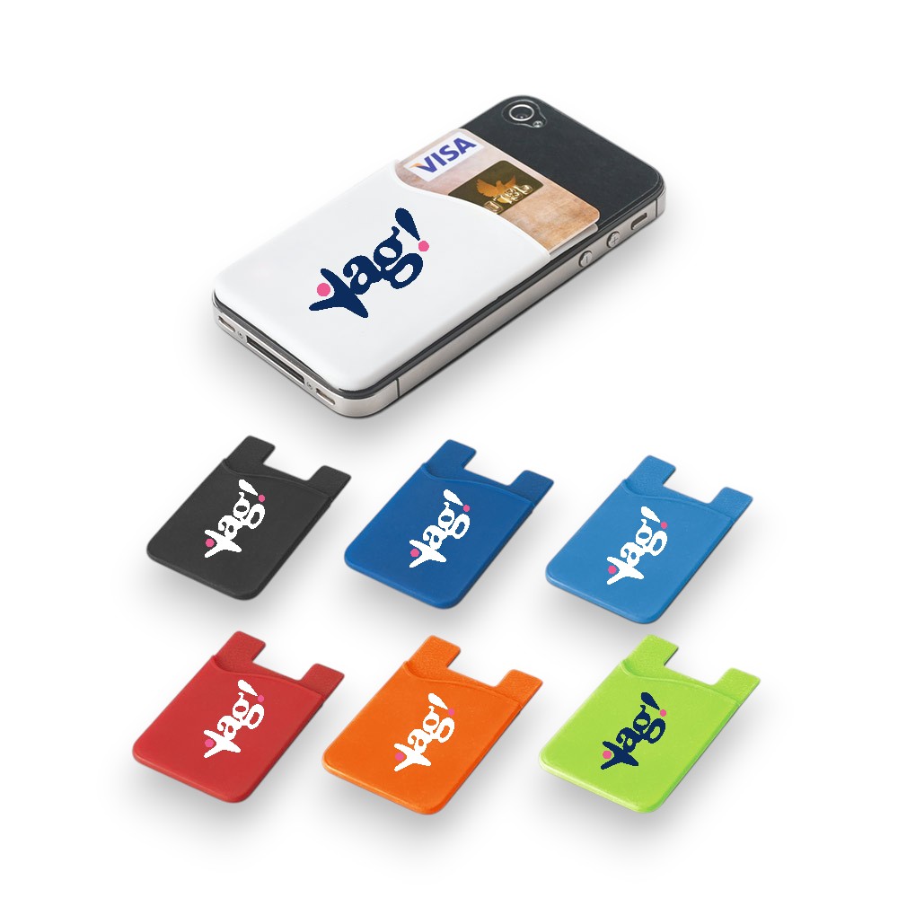 Porta-Cartões em Silicone Autocolante